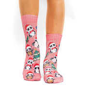 New Year Panda Ladies Socks