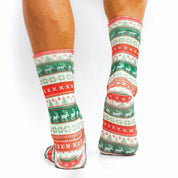 Knitted Deer Mens Novelty Socks