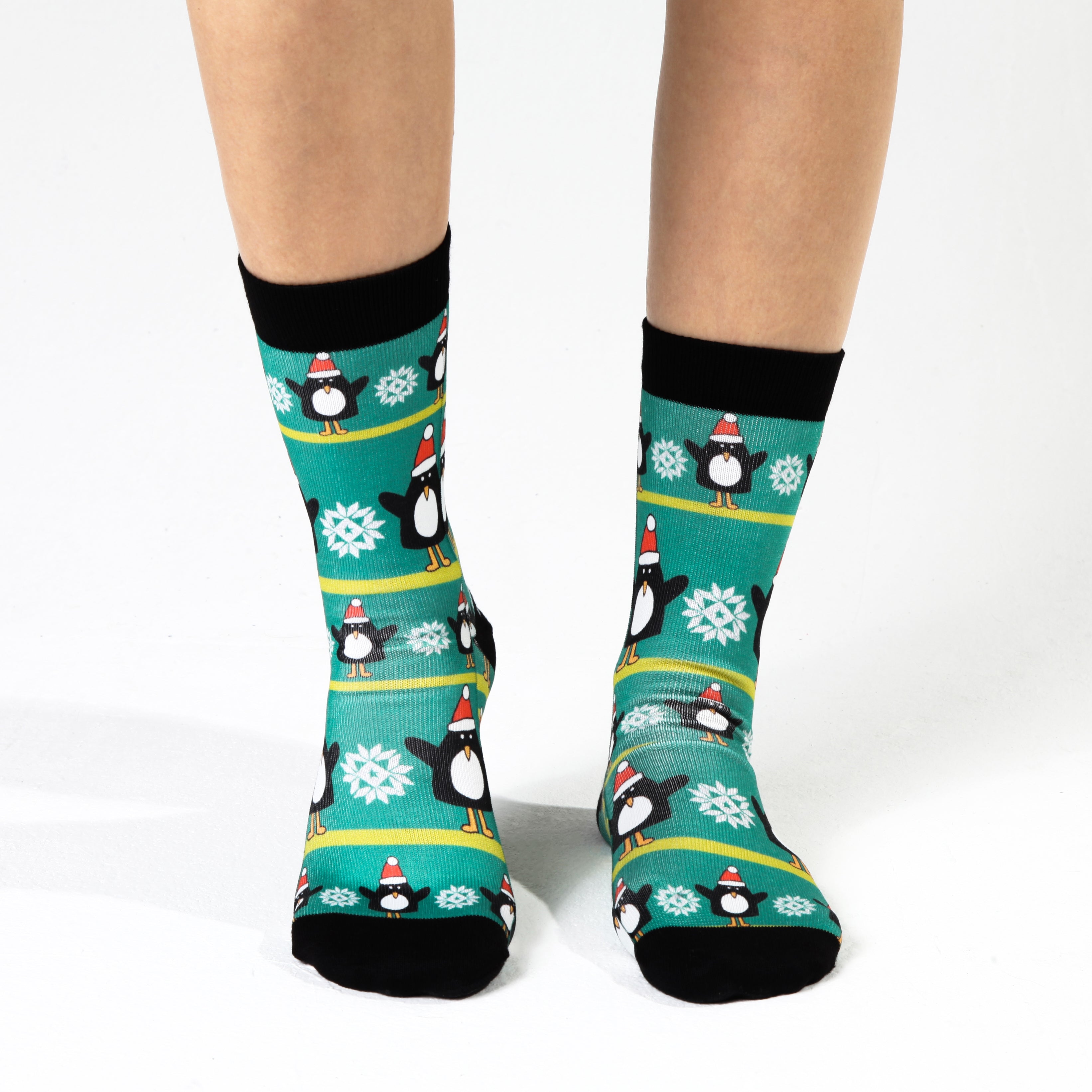 Penguins Ladies Christmas Socks