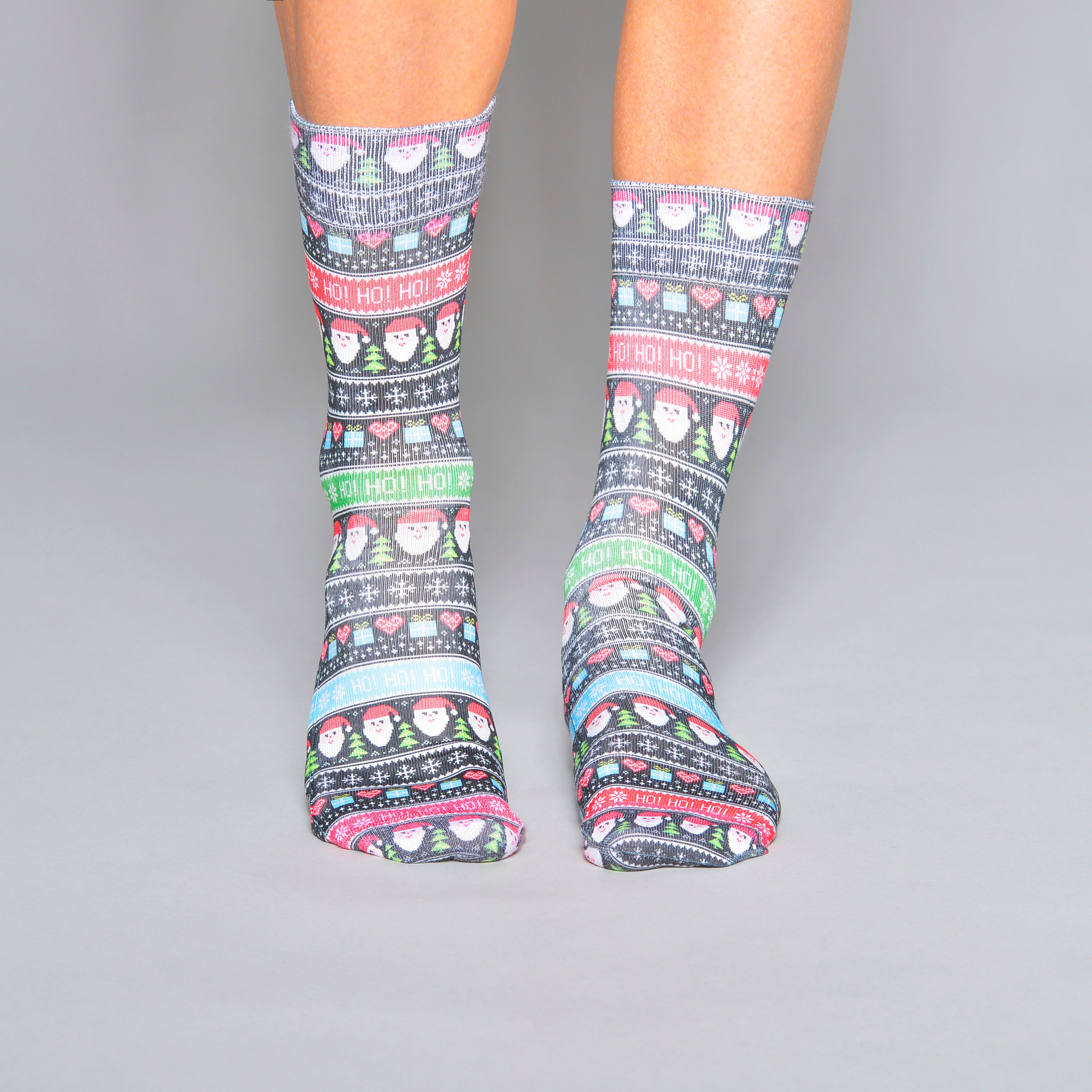 Santa Ethnic Design Ladies Socks