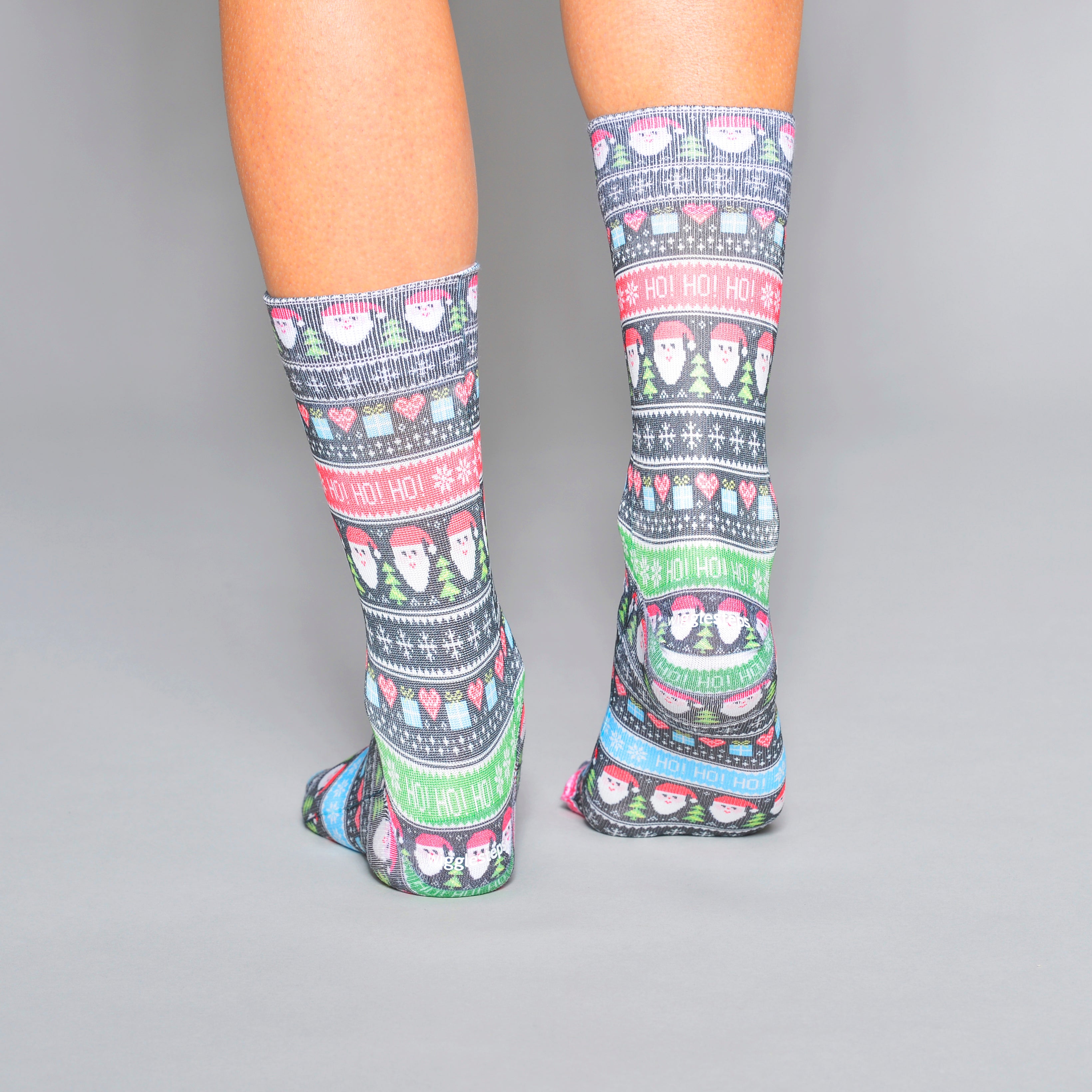Santa Ethnic Design Ladies Socks