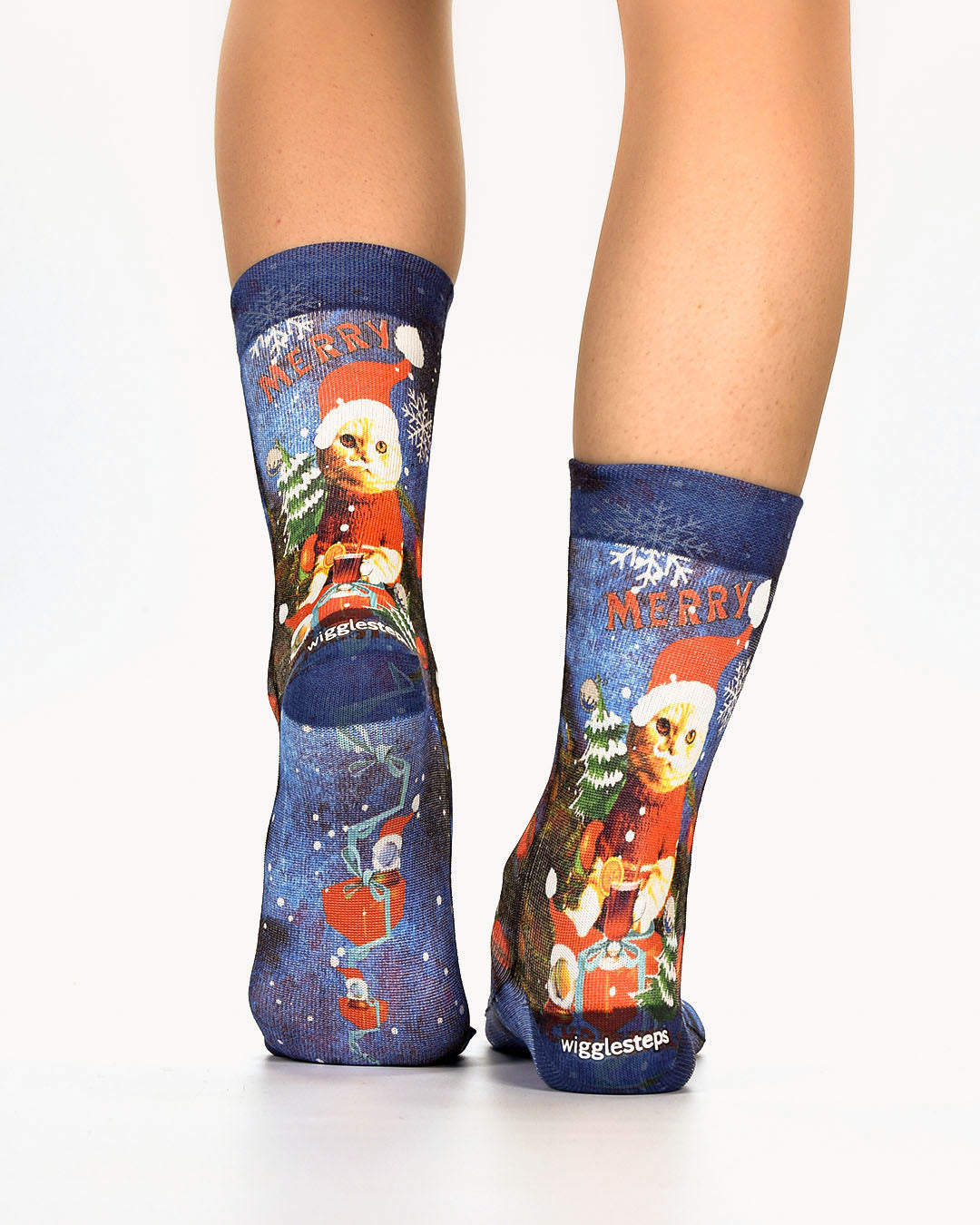 Santa Cats Gift Ladies Socks