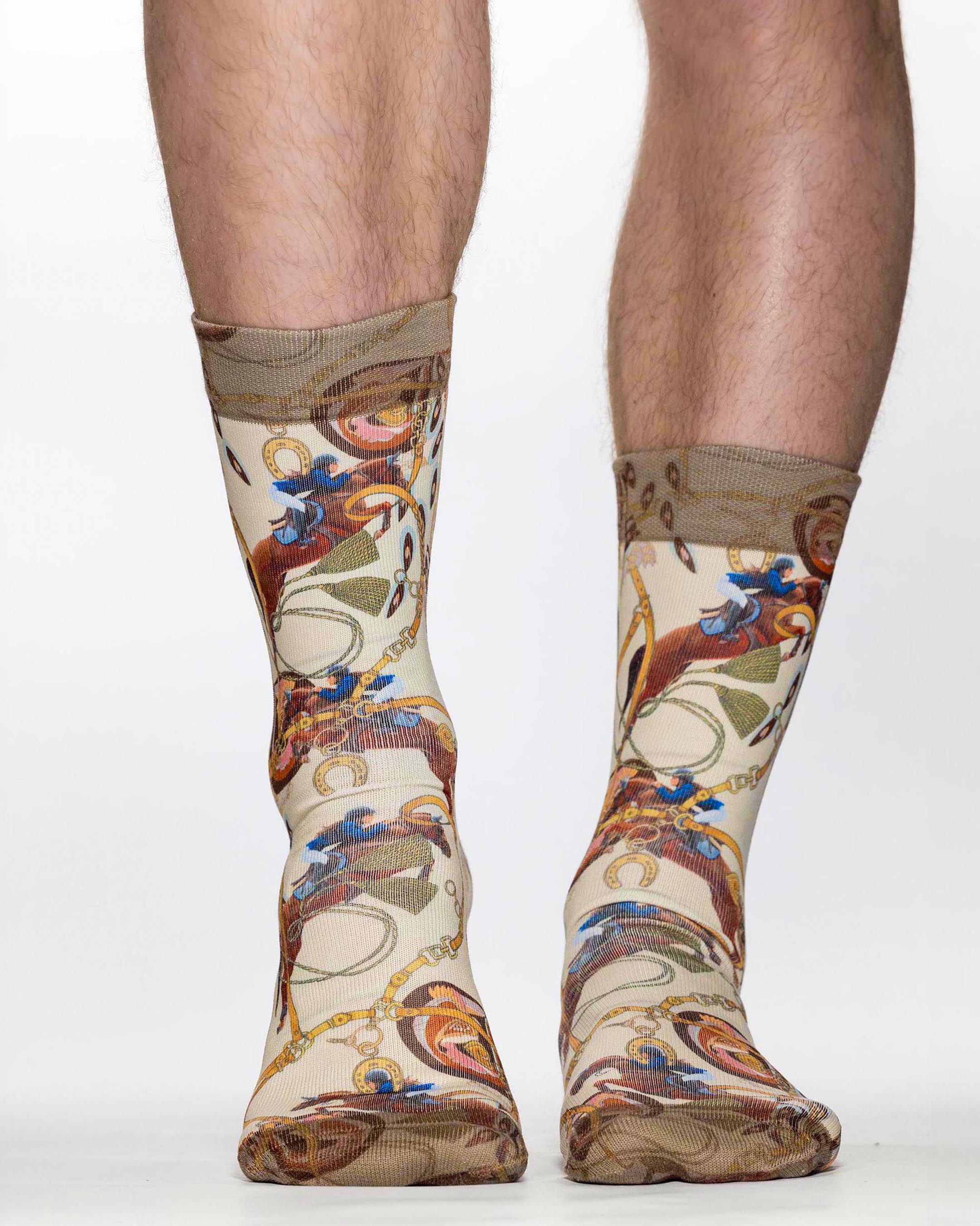 Royal Ride Equestrian Theme Socks | Stylish, Fun & Cosy