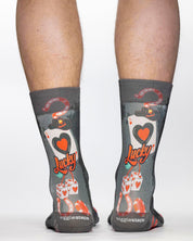 Lucky You Playing Card Design Socks | Fun & Stylish