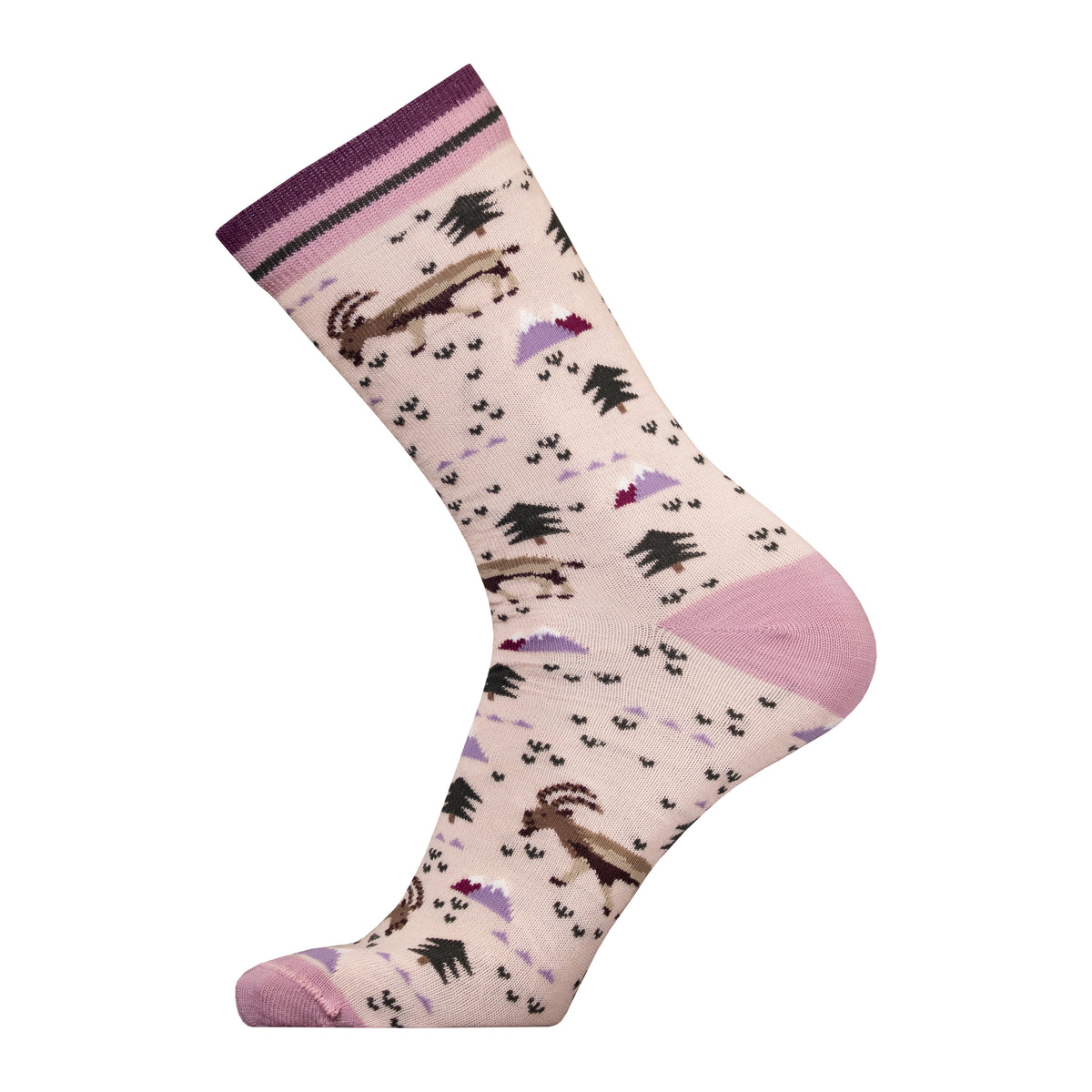 Ibex Lilac Nativa Wool Socks