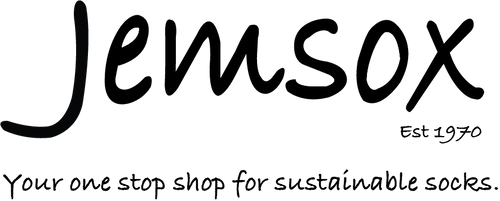 Black 'Jemsox' logo with text on a white background