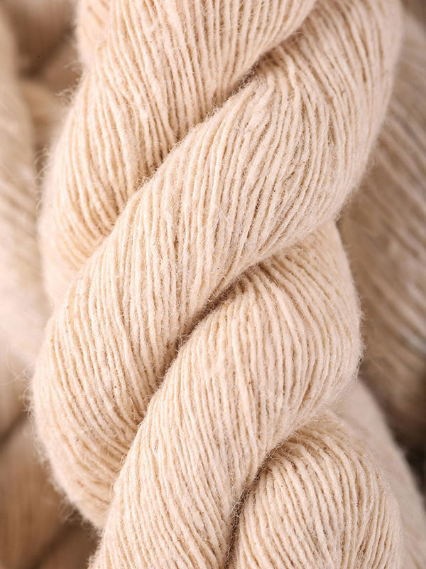 Close up of wool thread