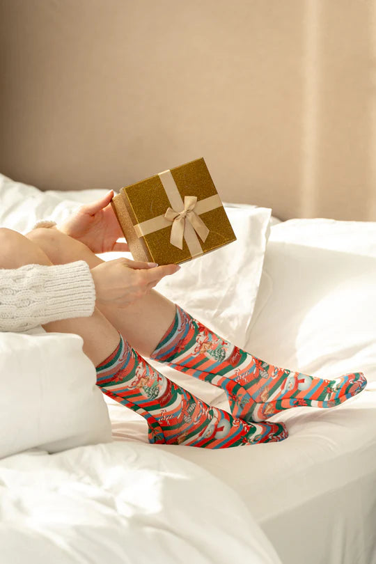 Christmas Wave Ladies Socks