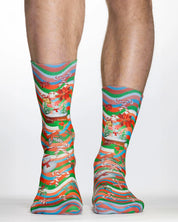 Christmas Wave Mens Socks