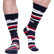 5-Pack Multi Spot & Stripe Organic Cotton Socks