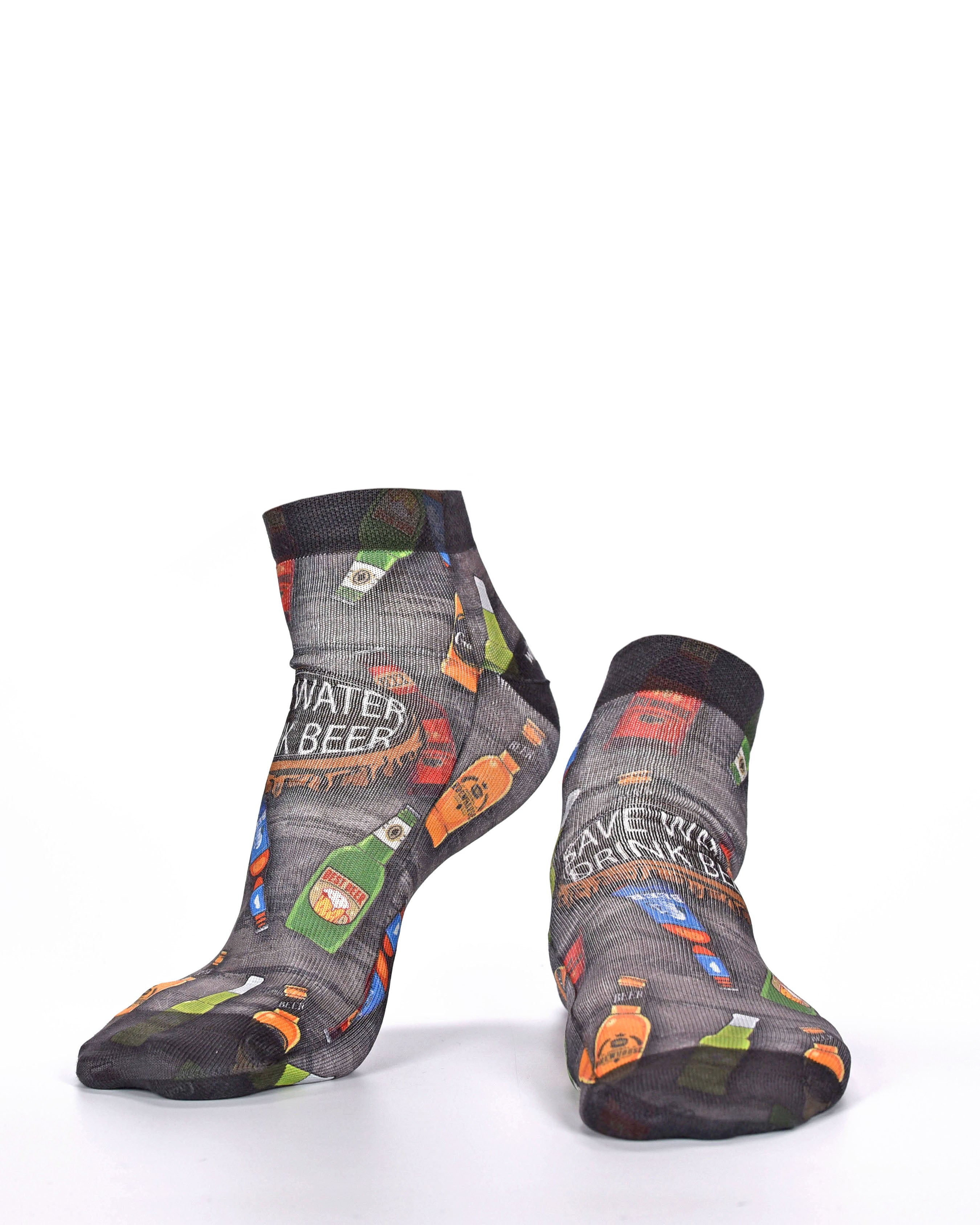 Drink Beer Wigglesteps Sneaker Socks | Chill Vibes & Retro Style