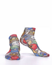 Vintage Beer Wigglesteps Sneaker Socks | Laid-Back Retro Vibes