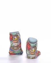 Vintage Beer Wigglesteps Sneaker Socks | Laid-Back Retro Vibes