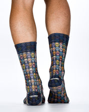 Blue Skulls Design Mens Socks | Bold, Edgy & Unique Style