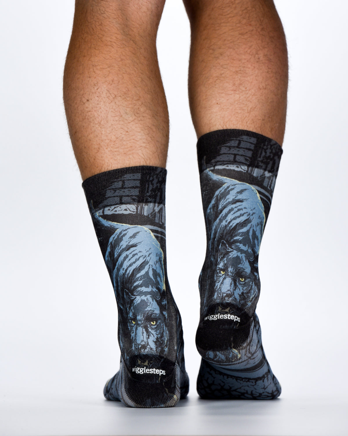 Panther Printed Mens Socks