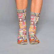 Cheers Theme Novelty Socks | Bold, Stylish & Chill Fit