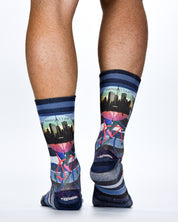 Manhattan Cycling Theme Mens Socks | Sporty & Stylish