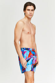 Blue Paint Swim Shorts | Artistic Style Meets Swim Comfort