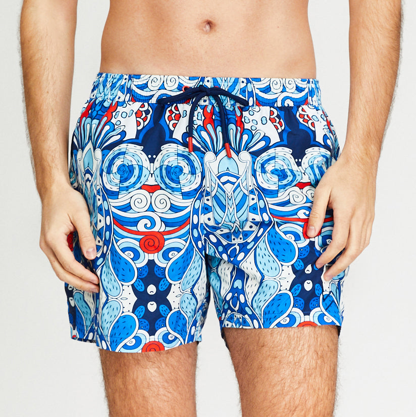 Ethnic Art Men’s Swim Shorts | Bold Prints & Quick-Dry Comfort