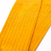 Ochre Recycled Rib Mens Socks | Sustainable Everyday Comfort
