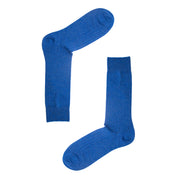Sweet Blue Recycled Rib Mens Socks | Eco-Friendly Comfort