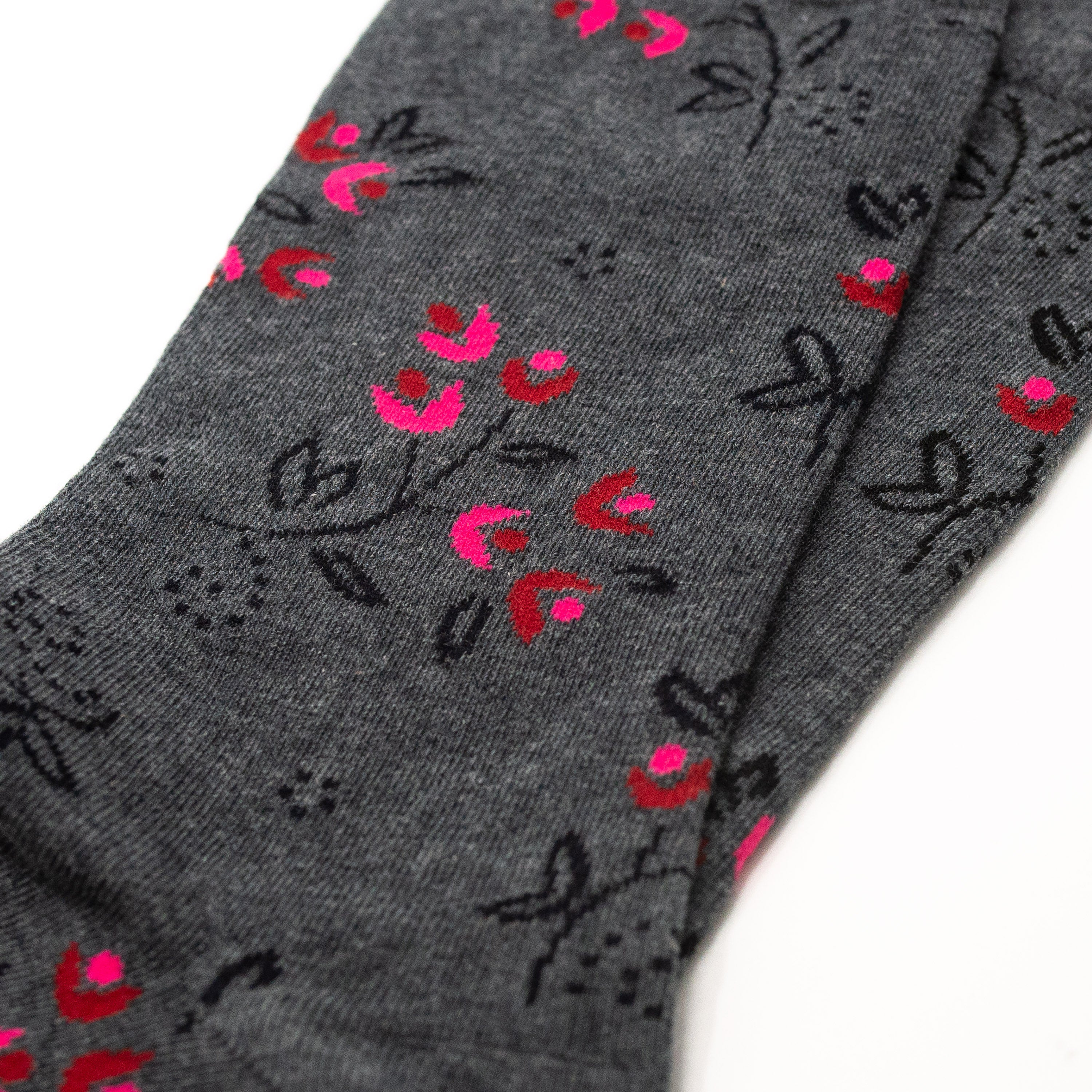 Ditsy Flower Design Mens Socks – Organic Cotton