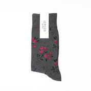 Ditsy Flower Design Mens Socks – Organic Cotton