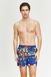 Koi Design Men’s Swim Shorts | Wigglesteps | Bold, Artistic Swimwear