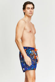 Koi Design Men’s Swim Shorts | Wigglesteps | Bold, Artistic Swimwear