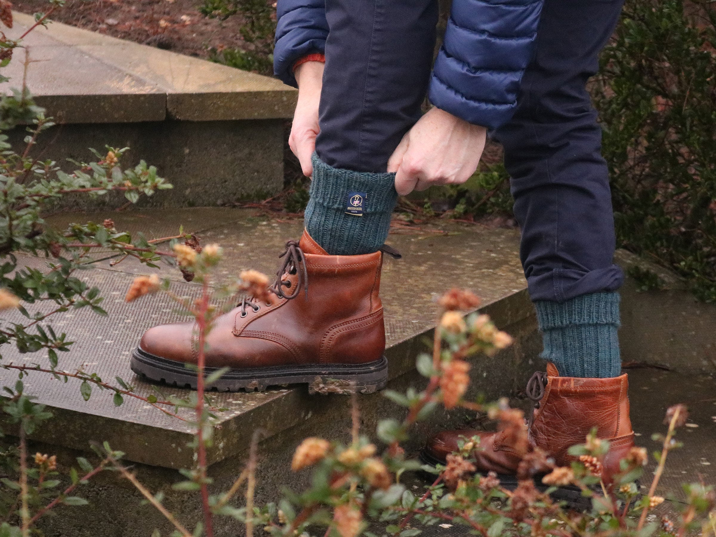 Stepping Into Spring: The Luxury of British Wool Boot Socks in the Countryside