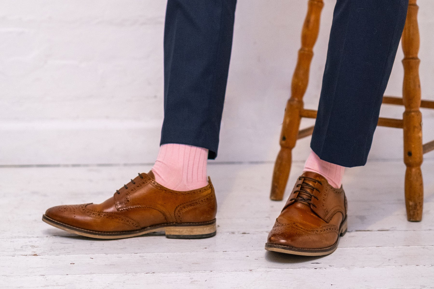 Pink, Elevated: The Luxury Rise of Cotton Socks for Men