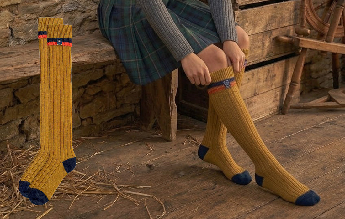 British Wool Wellington Boot Socks