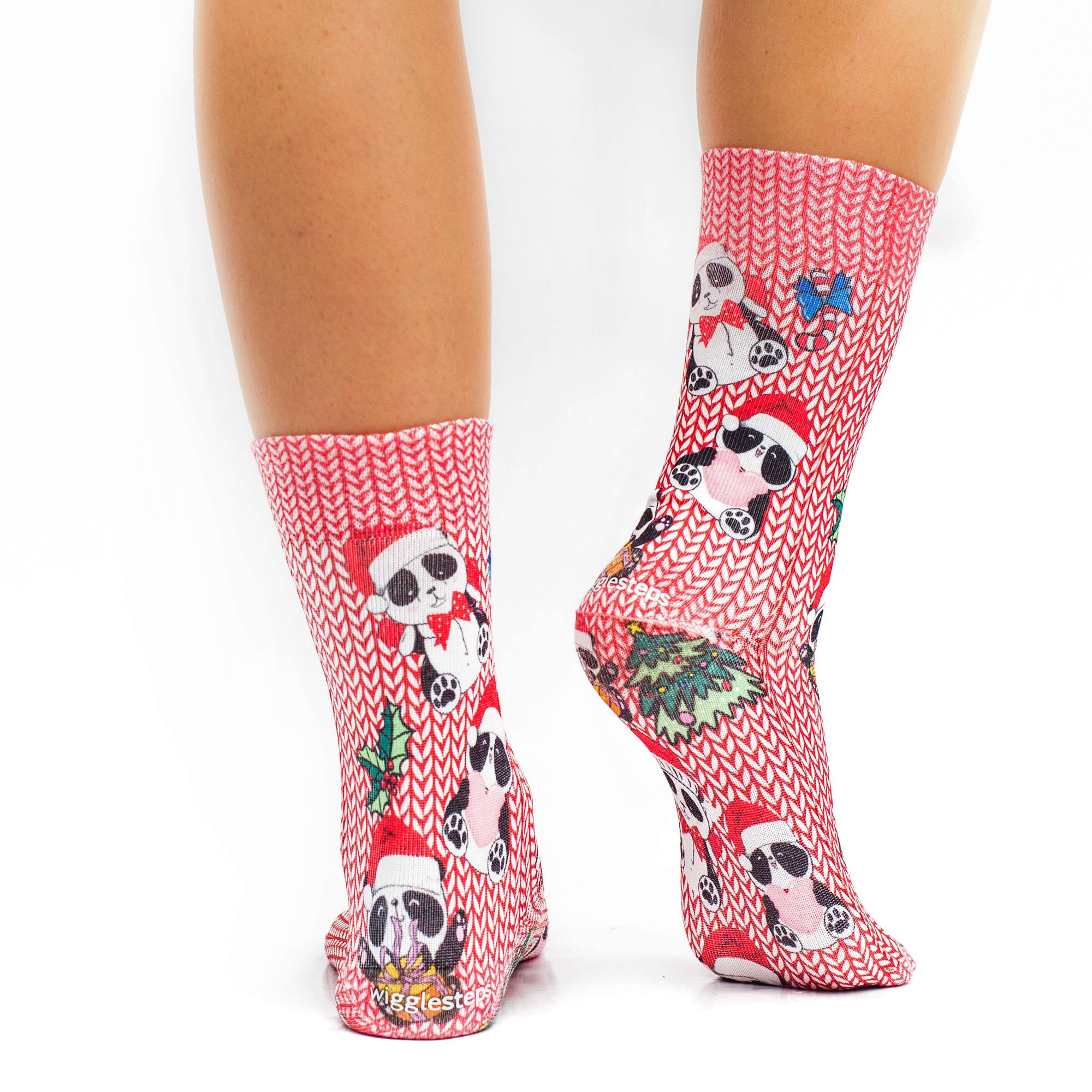 New Year Panda Ladies Socks