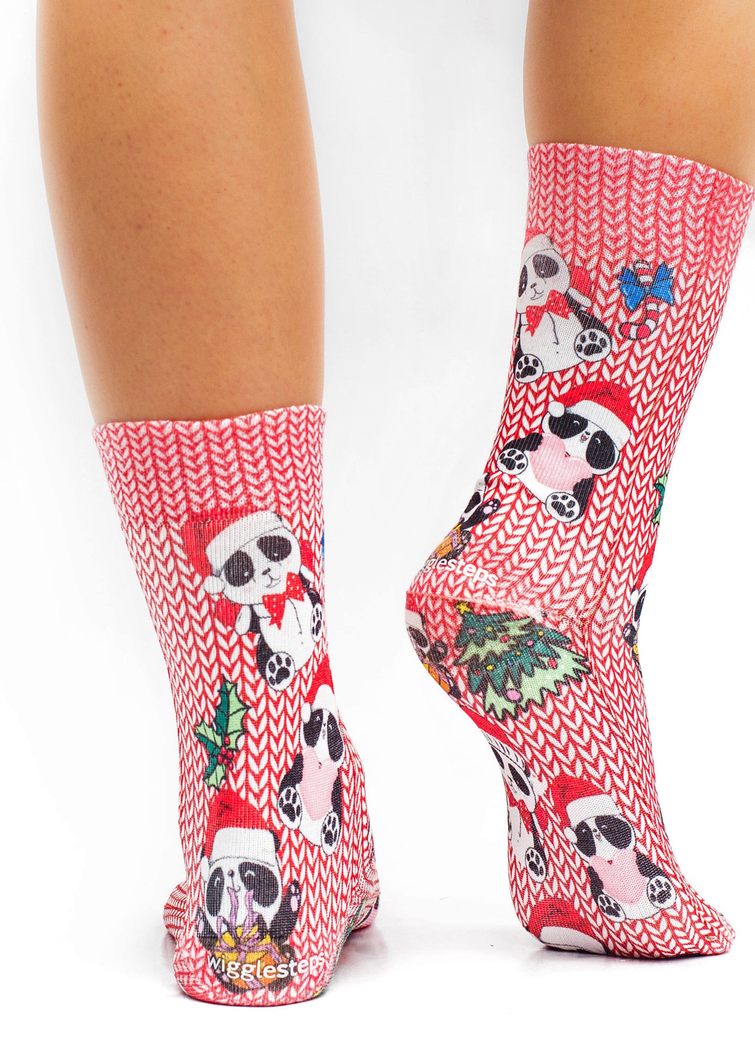 New Year Panda Ladies Socks