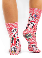 New Year Panda Ladies Socks