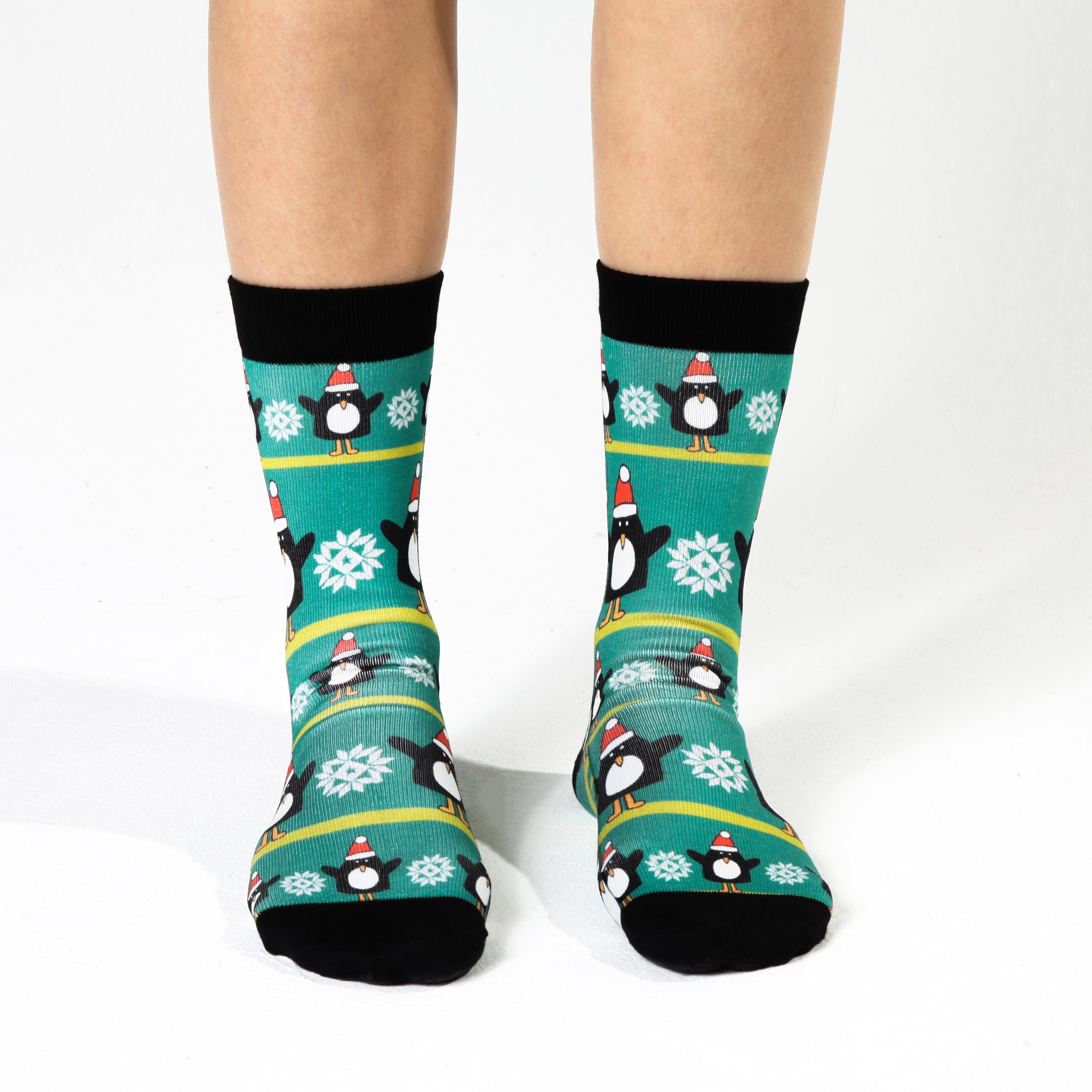 Penguins Ladies Christmas Socks