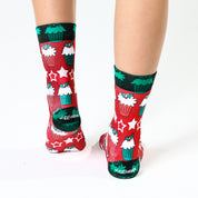 Christmas Cupcakes Ladies Socks