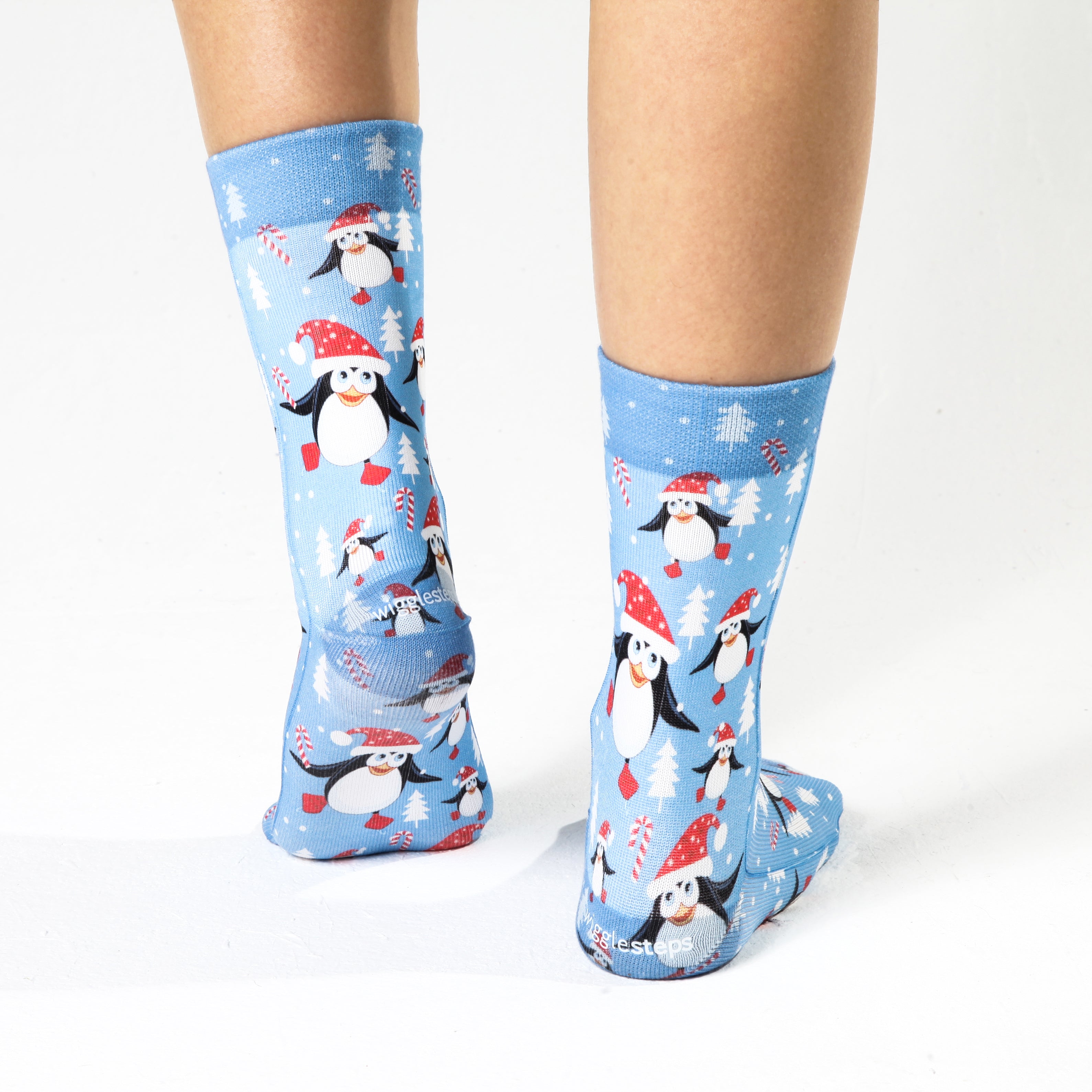 Christmas Penguin Ladies Socks