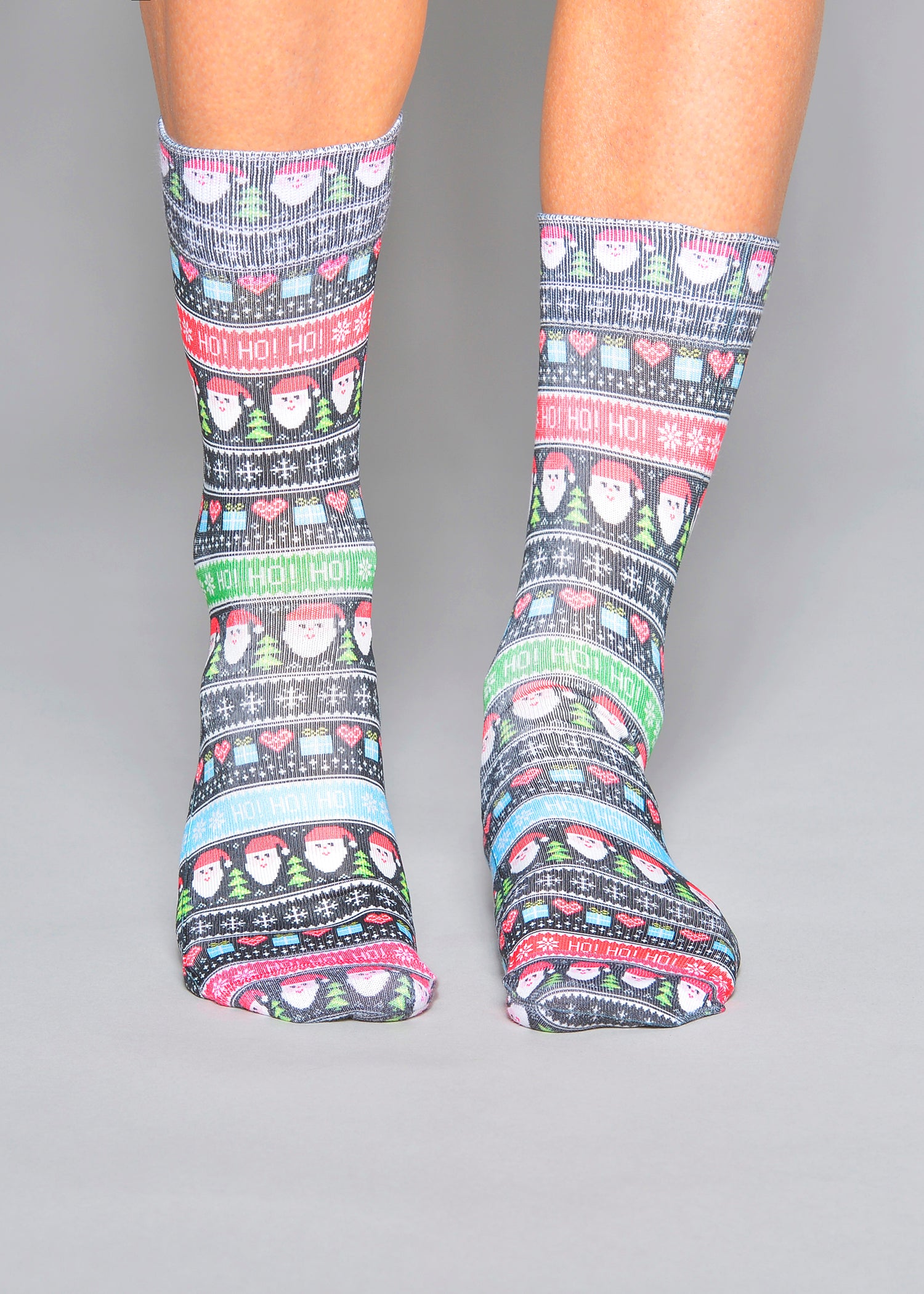 Santa Ethnic Design Ladies Socks