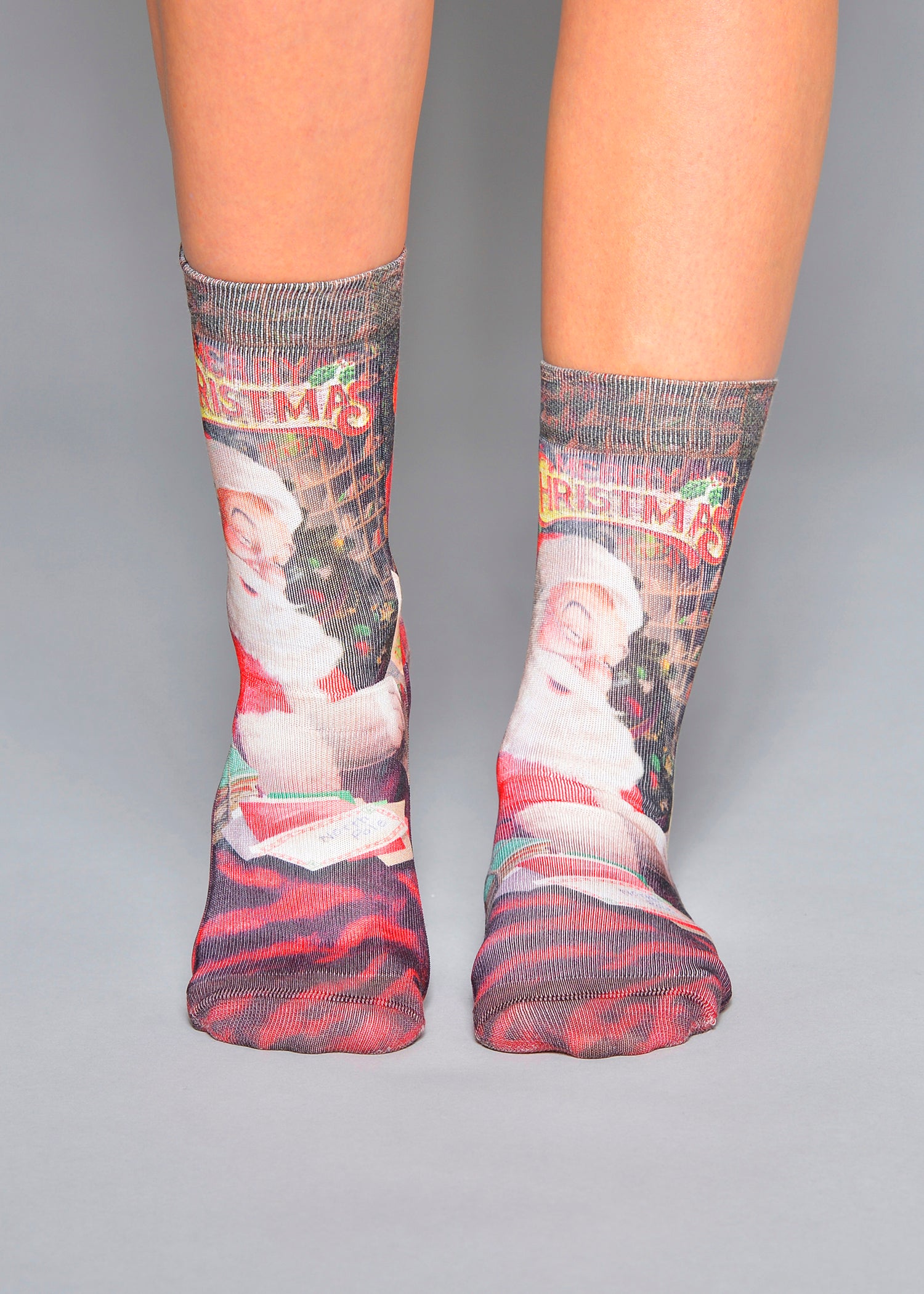 Santa Letter Ladies Christmas Socks