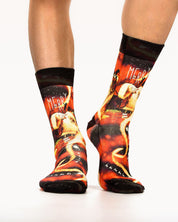 Santa Trip Ladies Funny Christmas Socks