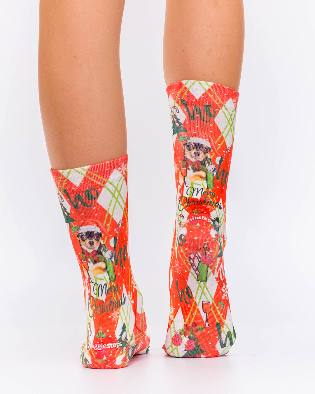Damask Decor I Christmas Ladies Socks
