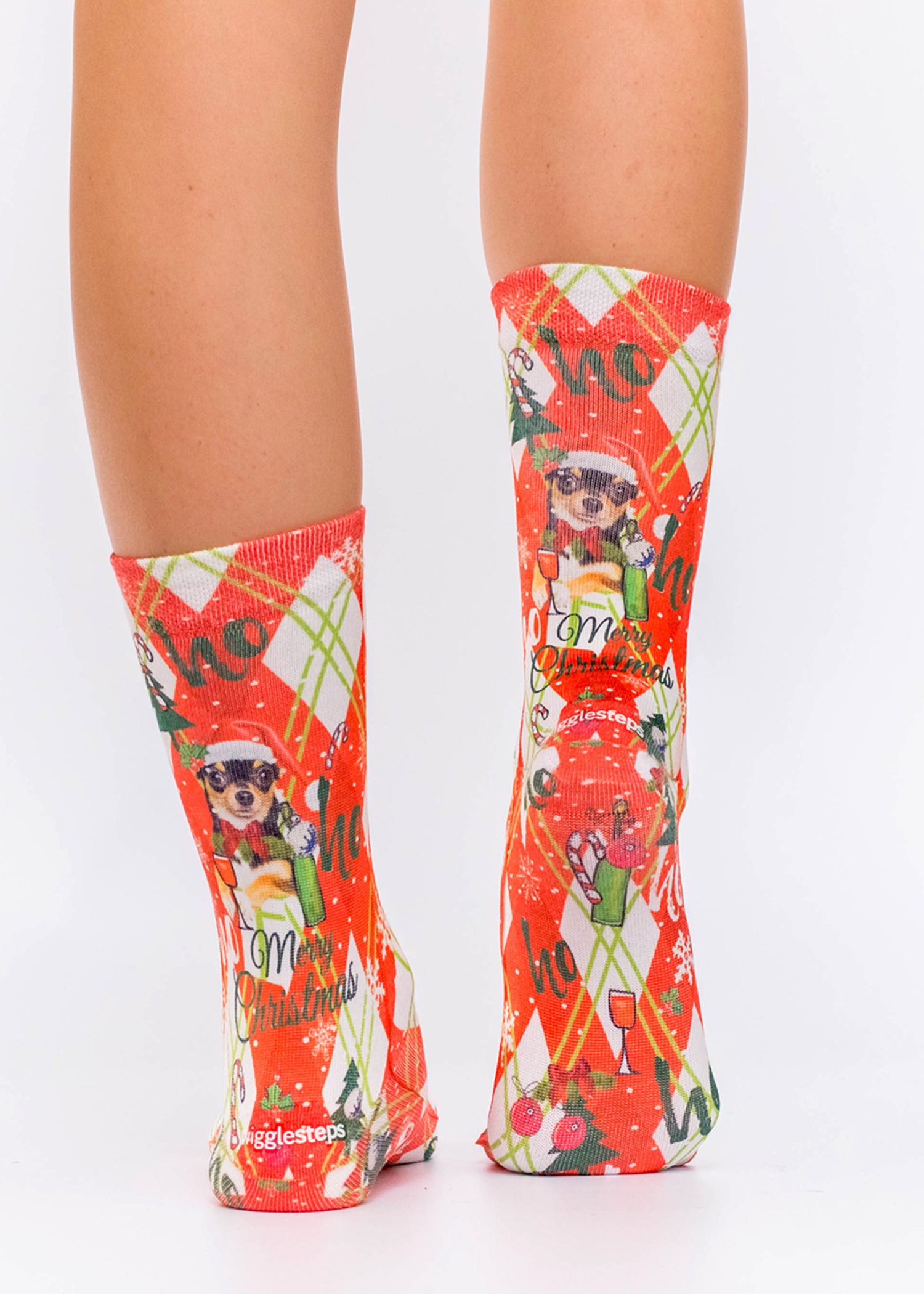 Damask Decor I Christmas Ladies Socks