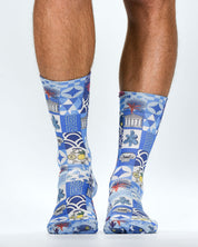 Blue Myth Design Socks | Fun, Colourful & Comfortable Socks