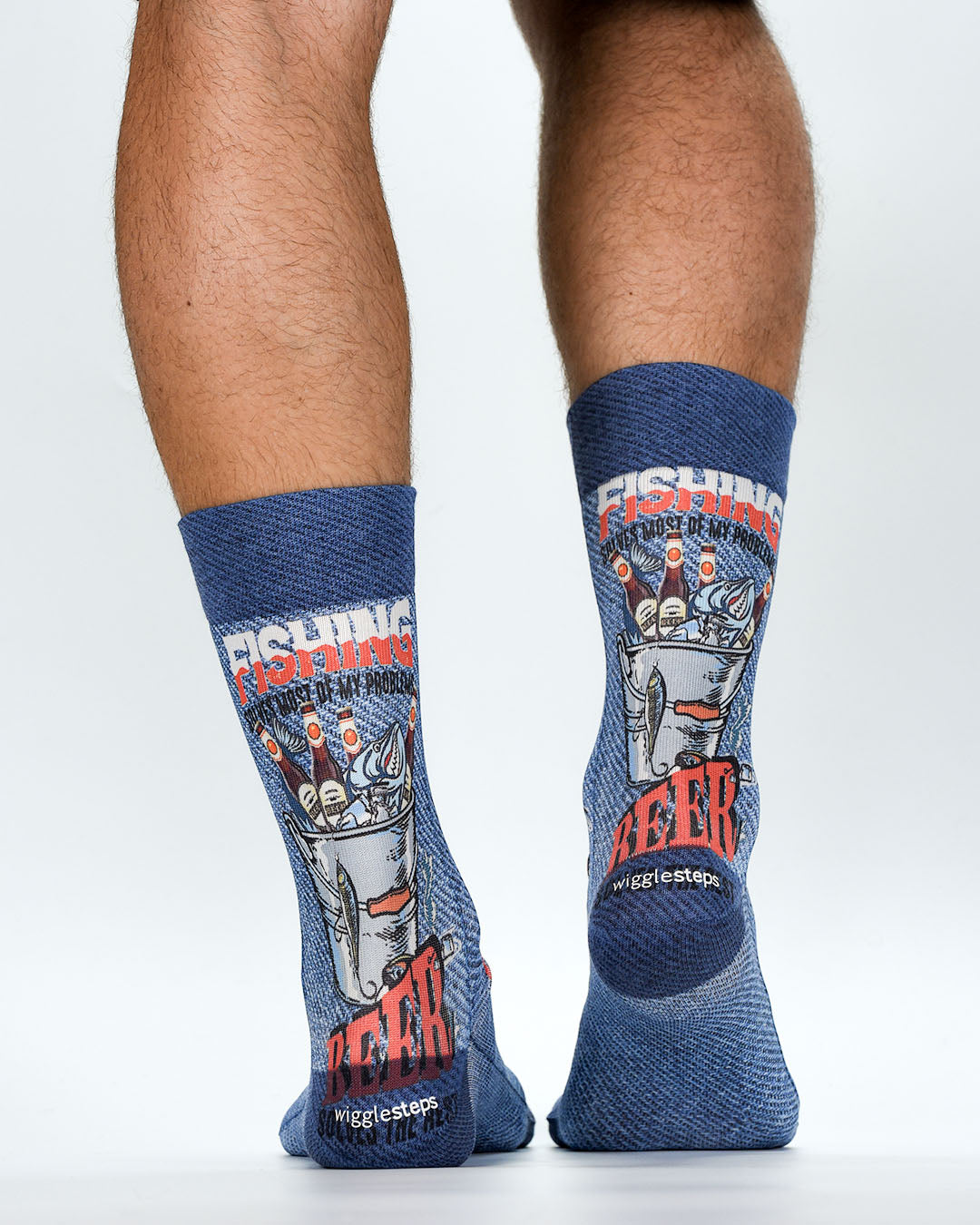 Fishing Beer 1 | Design Socks | Fun, Colourful & Comfortable Socks