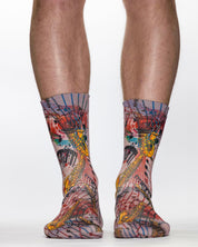 Saxophone Music Theme Socks | Jazzy, Trendy & Comfortable