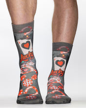 Lucky You Playing Card Design Socks | Fun & Stylish