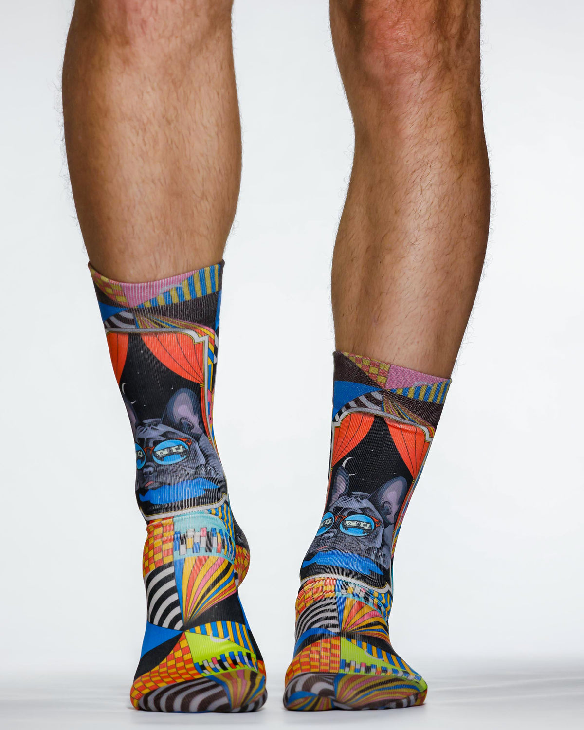 Dreaming Pug Wigglesteps socks