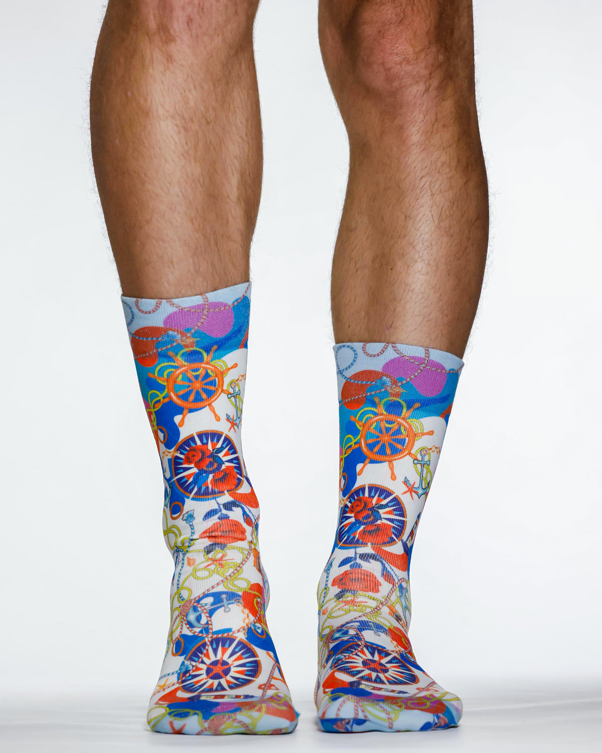 White Marine Wigglesteps socks