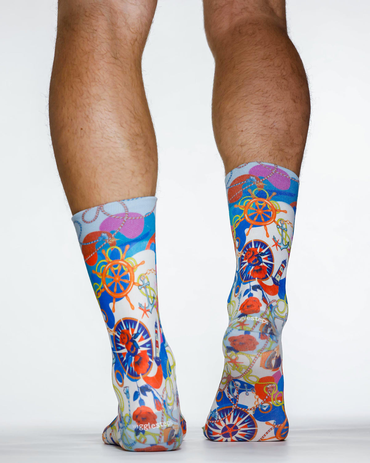 White Marine Wigglesteps socks